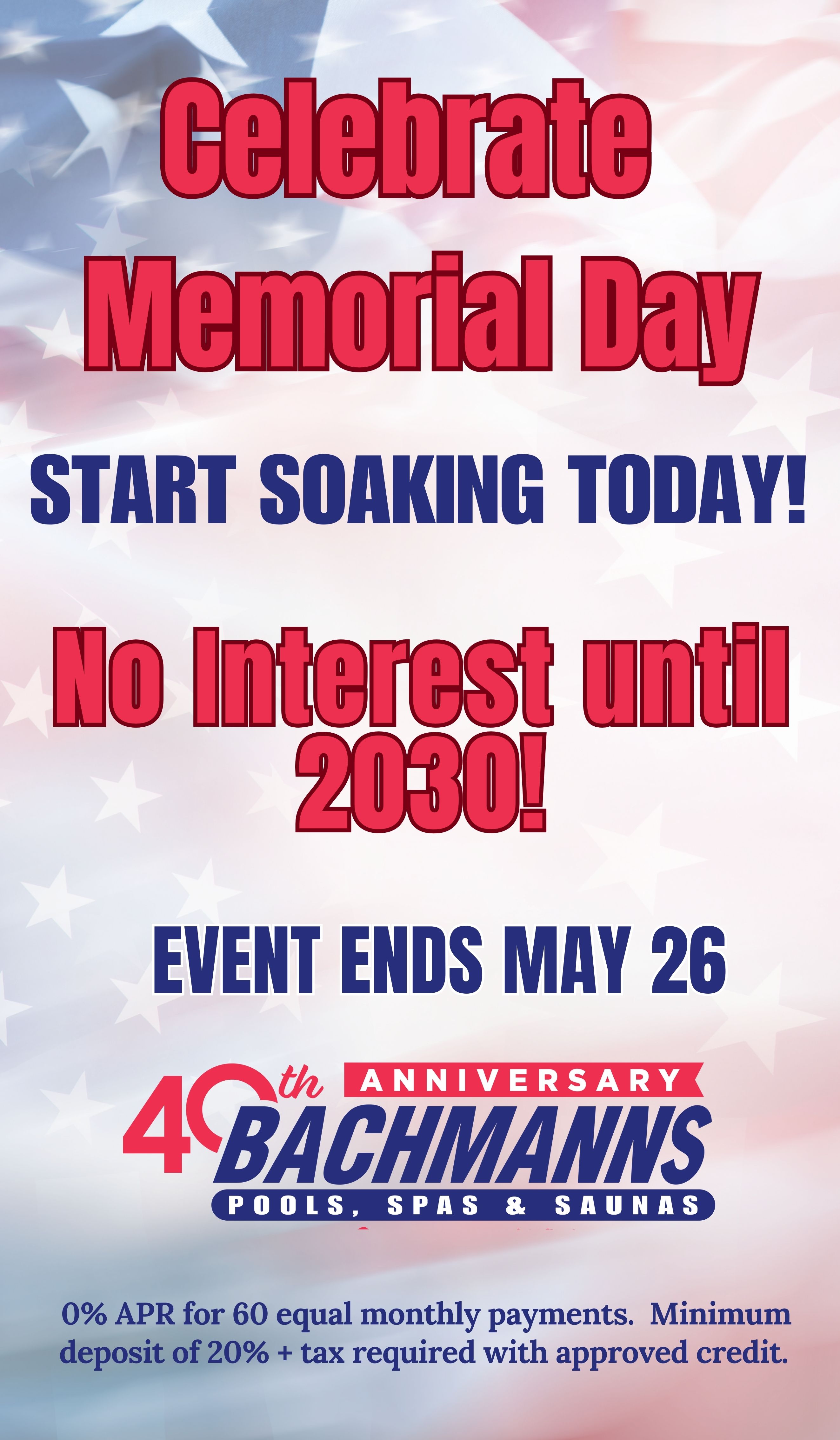 Memorial Day Financing Event