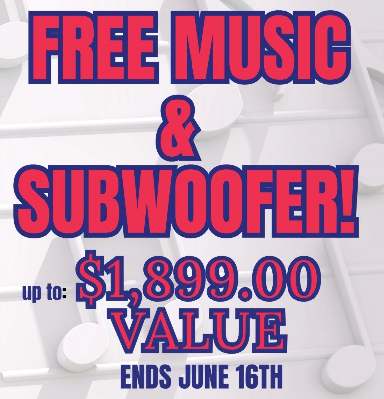 Sound of music free music and sub woofer 2025 Large