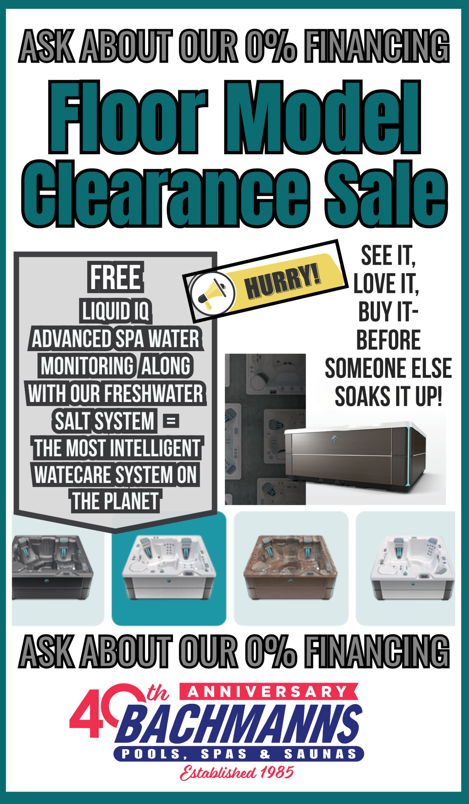 Floor Model Sale 2025 sale info