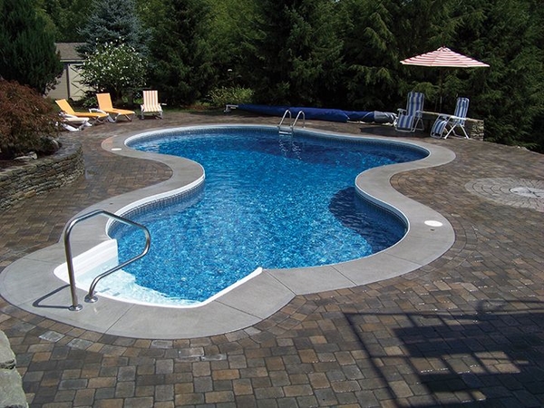 radiant pools freeform pool design ideas backyard pool landscaping ideas