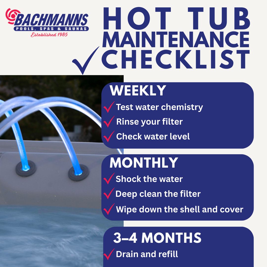 Hot Tub Maintenance Checklist